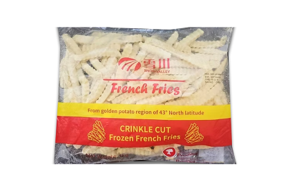French Fries Snowvalley Crinkle Cut 波浪薯条 1kg（VIP会员价：RM7.20）